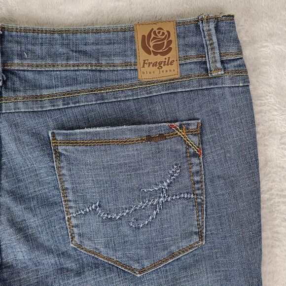 Fragile Jeans American Beauty The Classic Flare Womens 15 Hemmed 36x26 Mid Rise - Picture 6 of 14